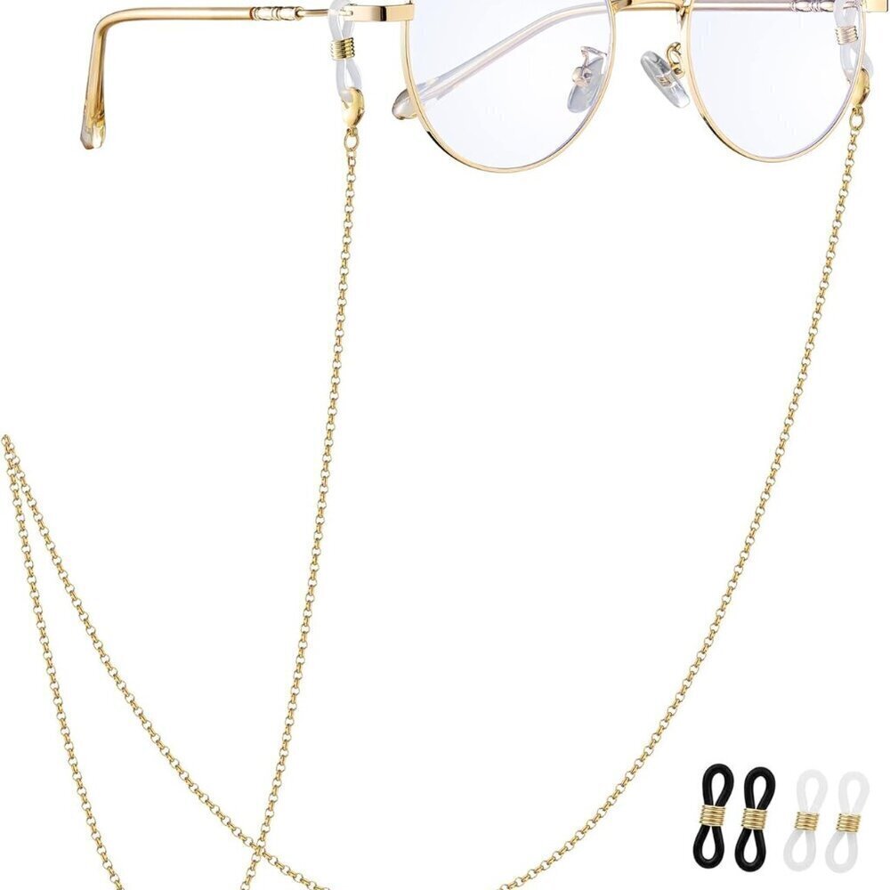 Women Glasses Chain Crystal Necklaces Sunglasses Holder Eyewear Lanyard